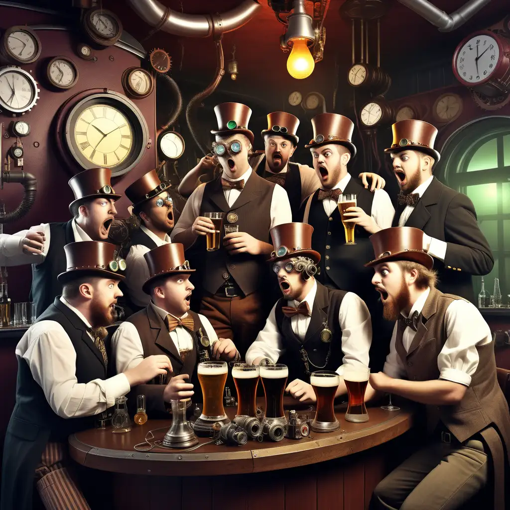 Surreal Steampunk Pub Party with Electric Engineers