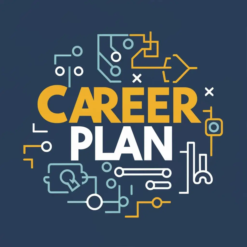 logo, Career Plan, with the text "Career Plan", typography, be used in Technology industry