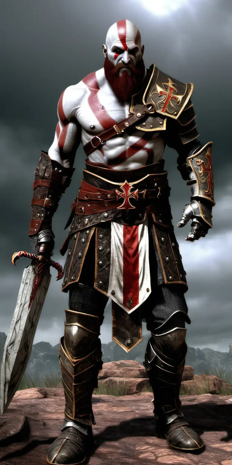 Kratos Wears knights Templar Armor