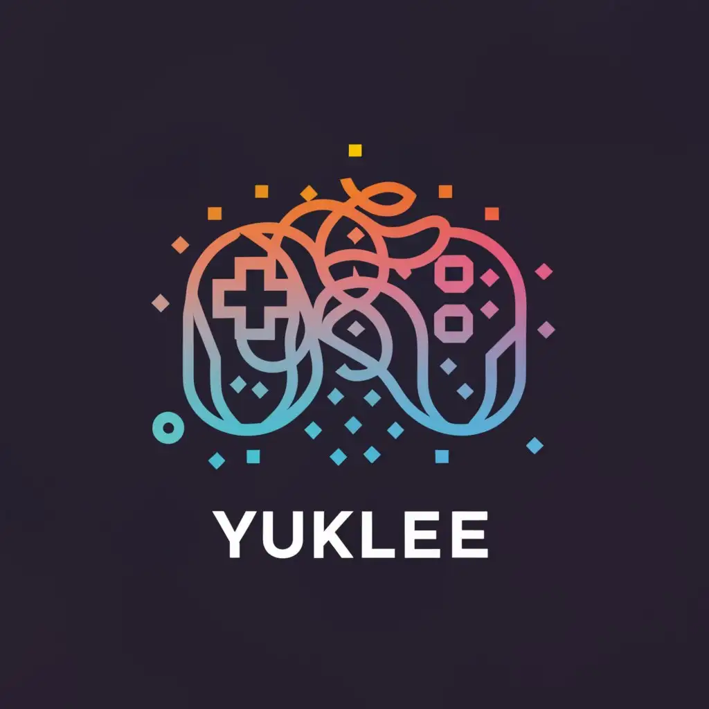 a logo design,with the text "Yuklee", main symbol:Game,complex,clear background