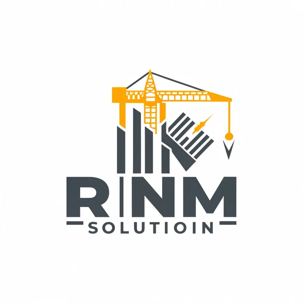 LOGO-Design-For-RNM-SOLUTIONS-Bold-Text-with-Construction-Gear-Icon