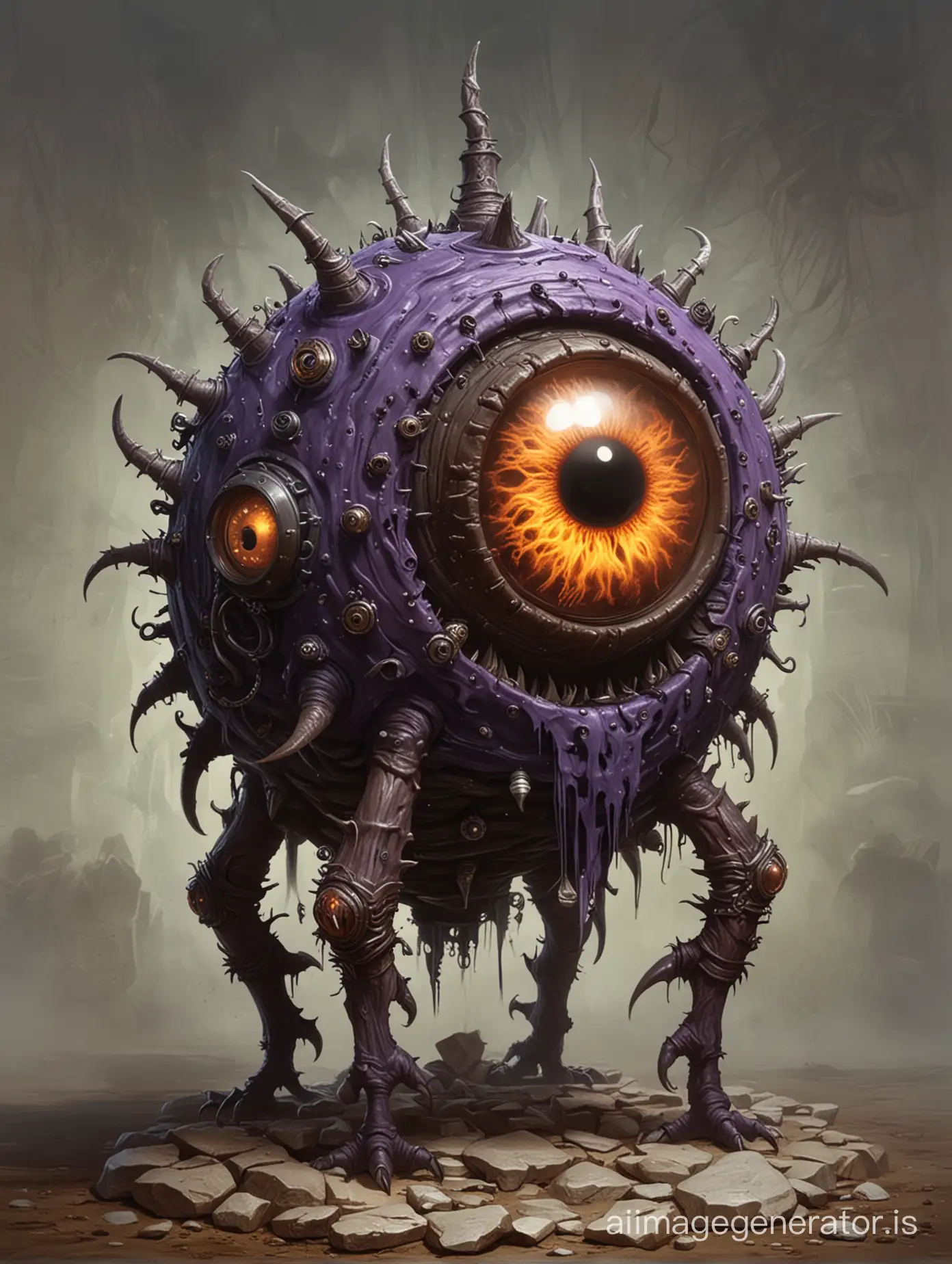Fantasy-Dungeon-Encounter-Bewitching-Beholder-Confrontation