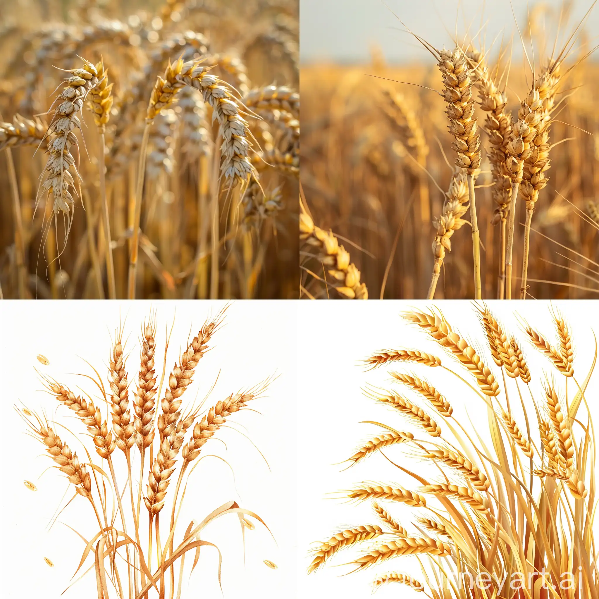 Vibrant-Wheat-Field-Illustration-with-Sunlight-Filtering-Through-the-Stalks