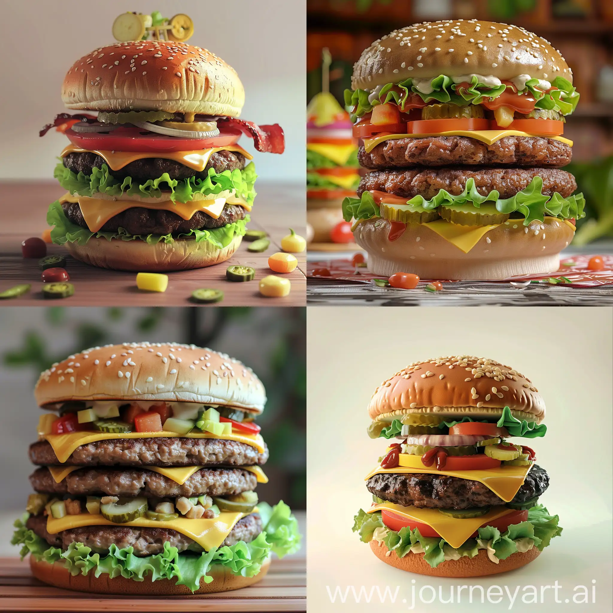 Innovative-3DPrinted-Big-Mac-Future-Burger-with-Customizable-Flavors