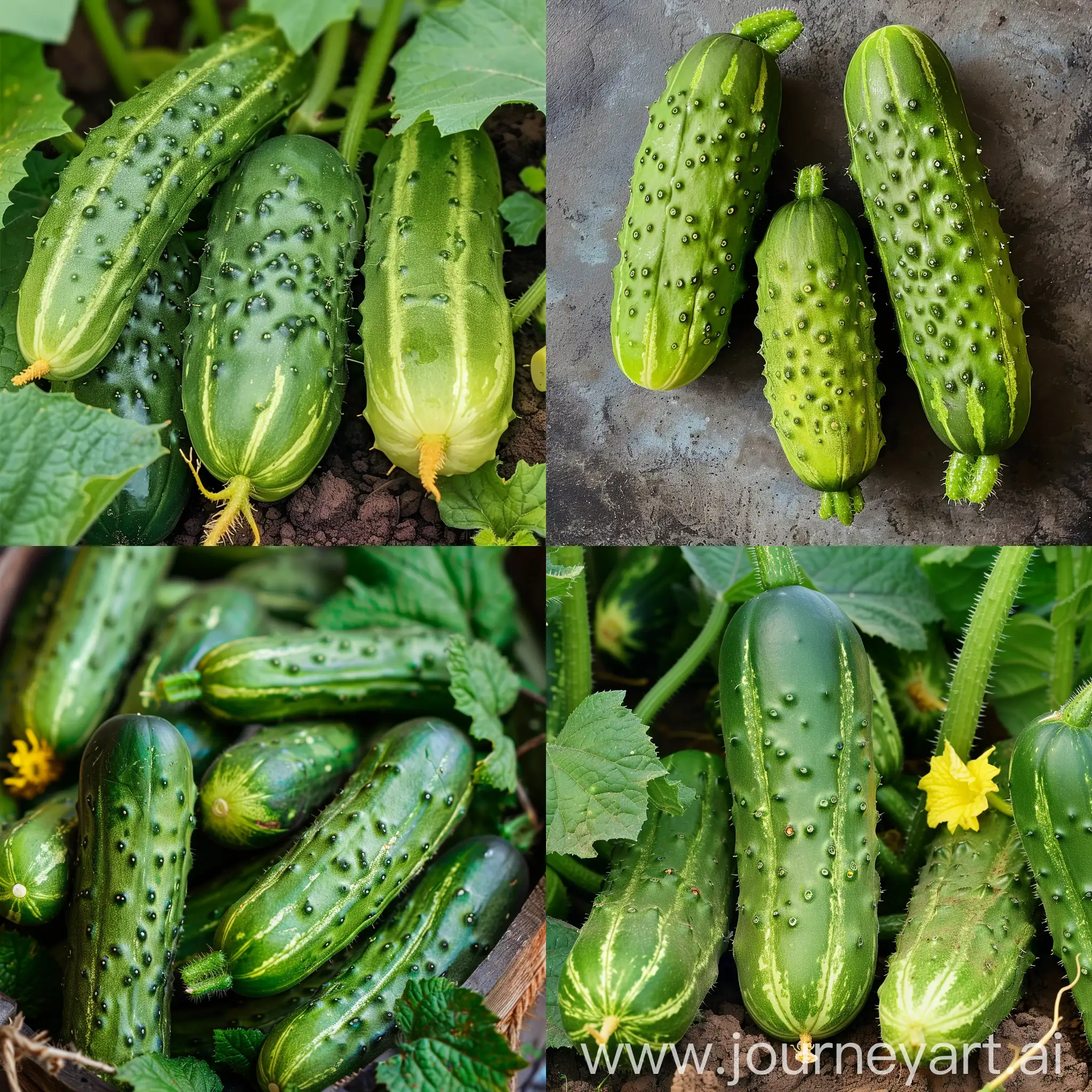 Natural photo of cucumber