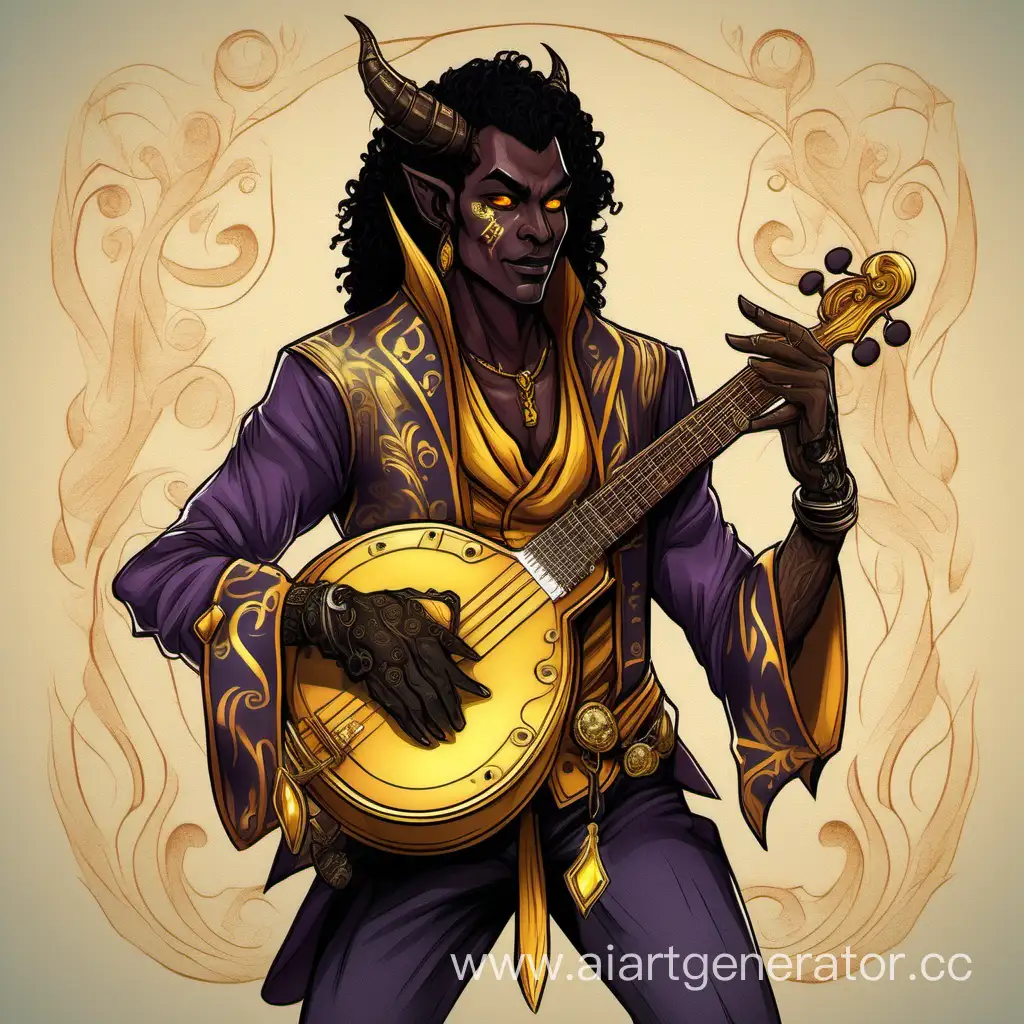 Charismatic-Tiefling-Bard-Performing-with-Vibrant-Attire-and-Musical-Instrument