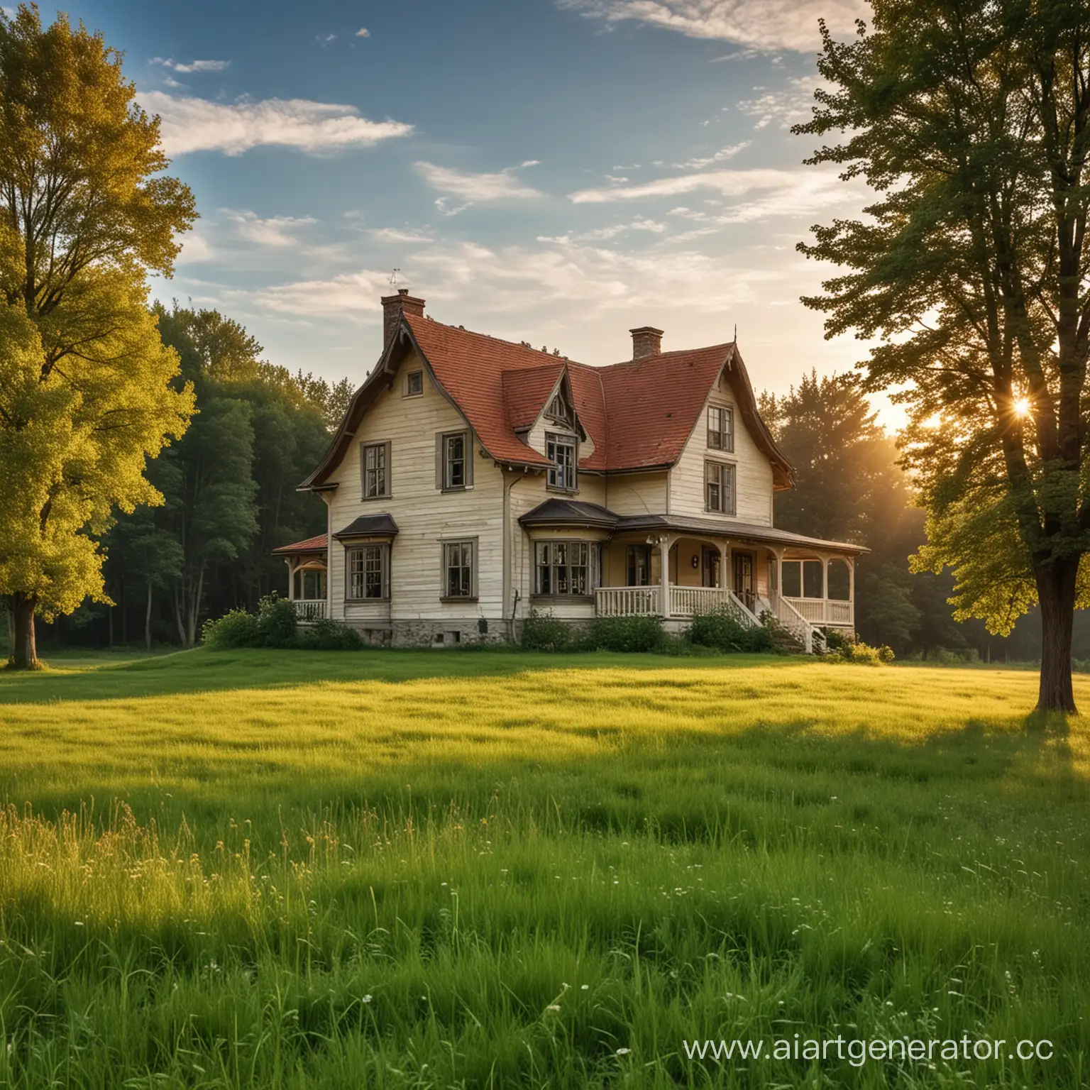 Idyllic-Meadow-Home-with-Vibrant-Flora