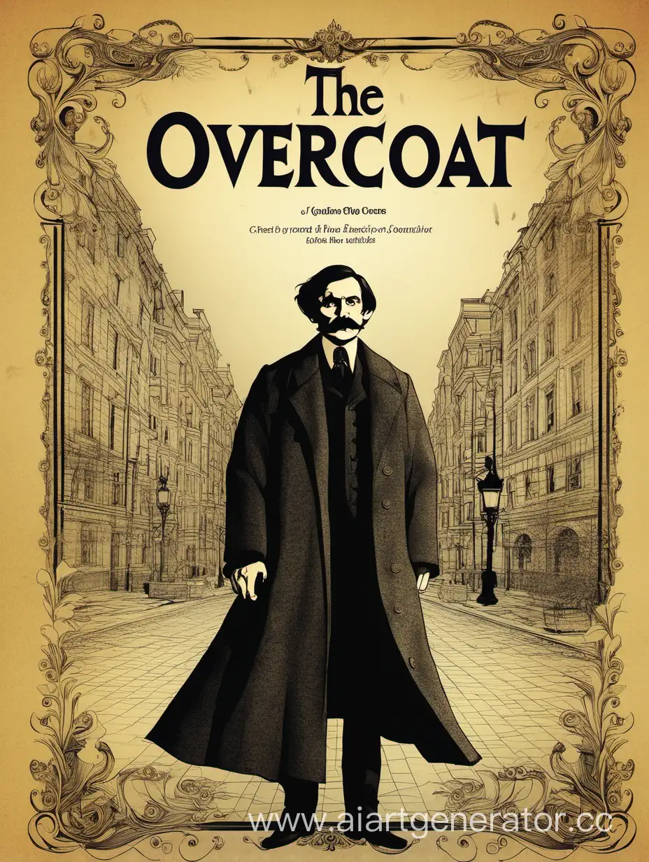 Mysterious-Atmosphere-The-Overcoat-Book-Cover-Design