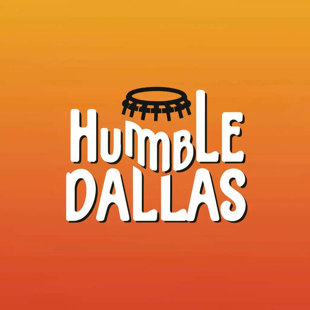 LOGO-Design-For-Humble-Dallas-Musical-Harmony-with-Drum-Symbol-on-Clear-Background