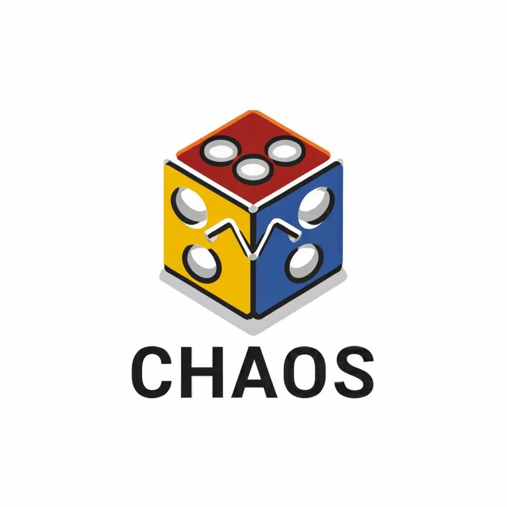 a logo design,with the text "Chaos", main symbol:Roll for each opponent instead.,Moderate,clear background