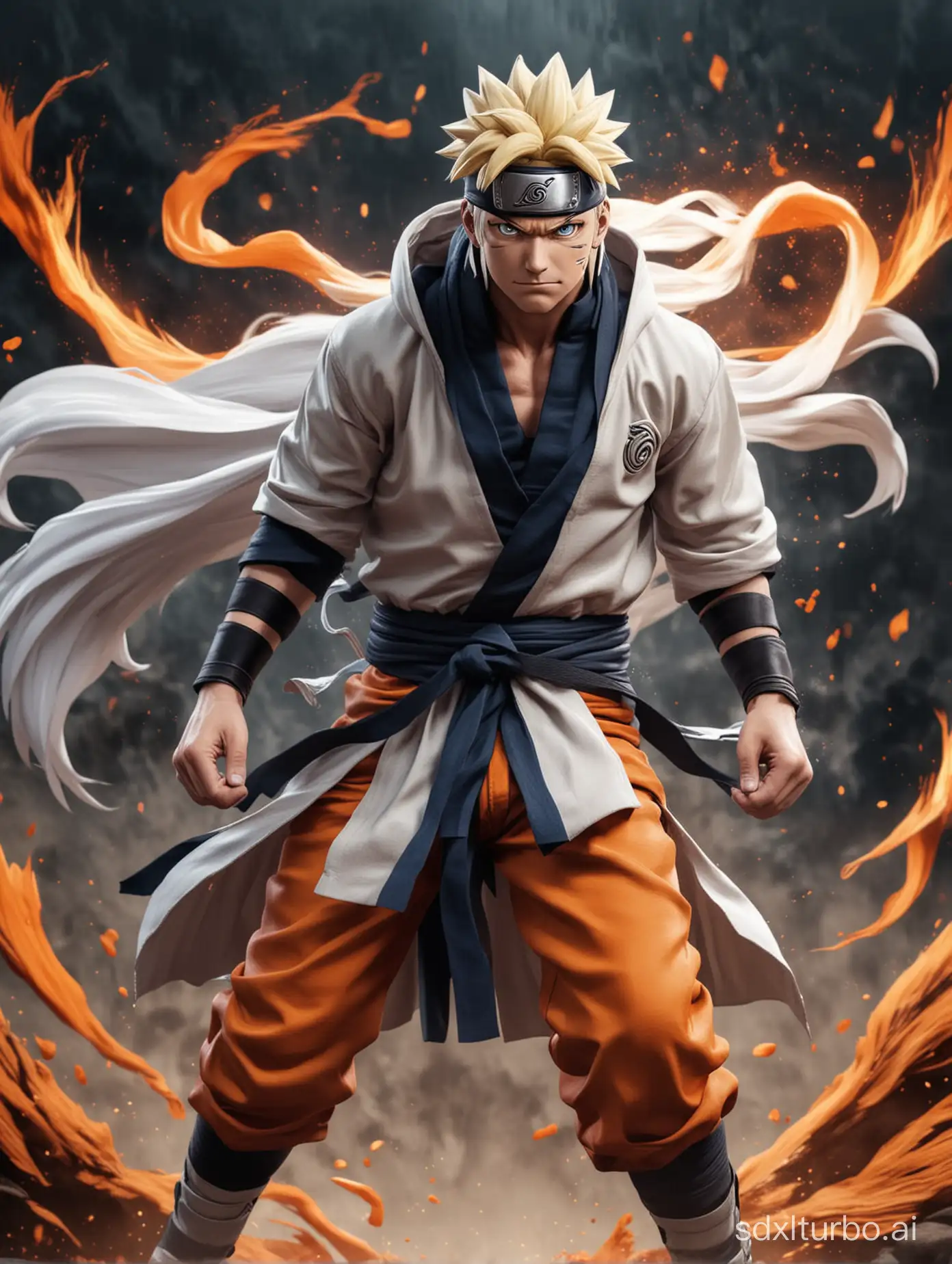 Hokage Naruto at Ultra Instinct Mode