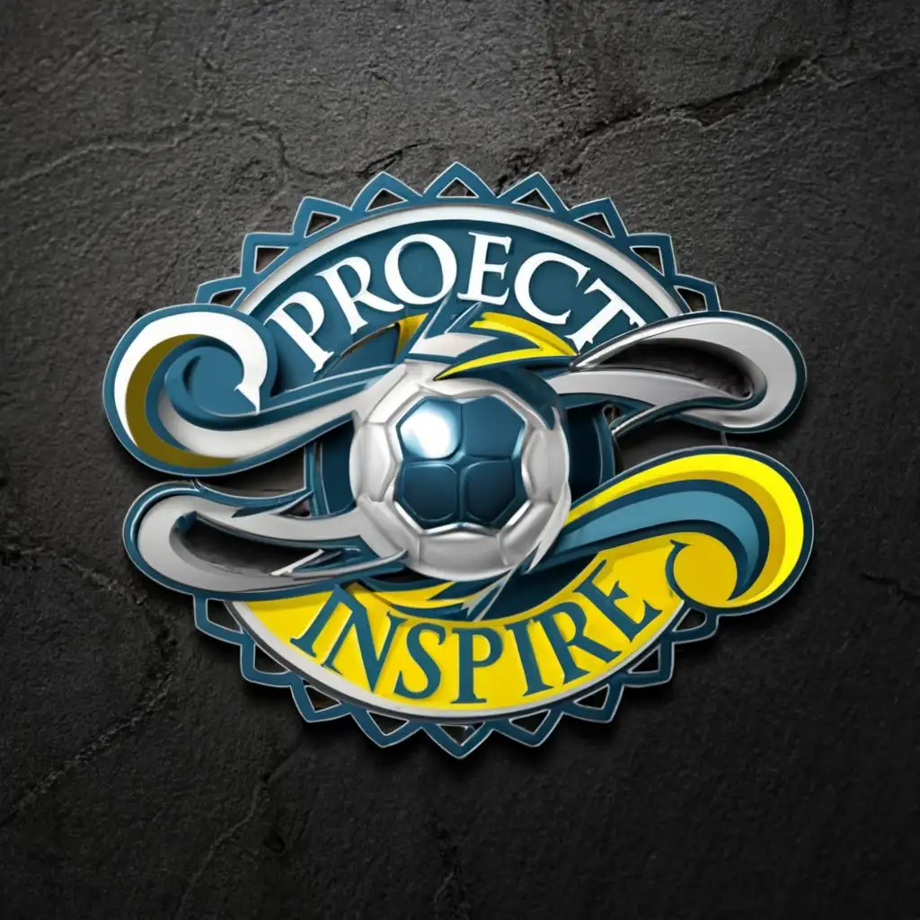 logo, I can imagine a modern logo design for a soccer-related project named "Project Inspire". The logo could incorporate the colors blue and yellow, with a dynamic and flowing composition that inspires movement. The aspect ratio could be 7:4, with a bright and soft lighting to enhance the colors and details of the logo. The format would be digital, with a standard frame size and high resolution. This logo could be a great representation of the sports and inspiration tags., with the text "Inspire2", typography, be used in Sports Fitness industry