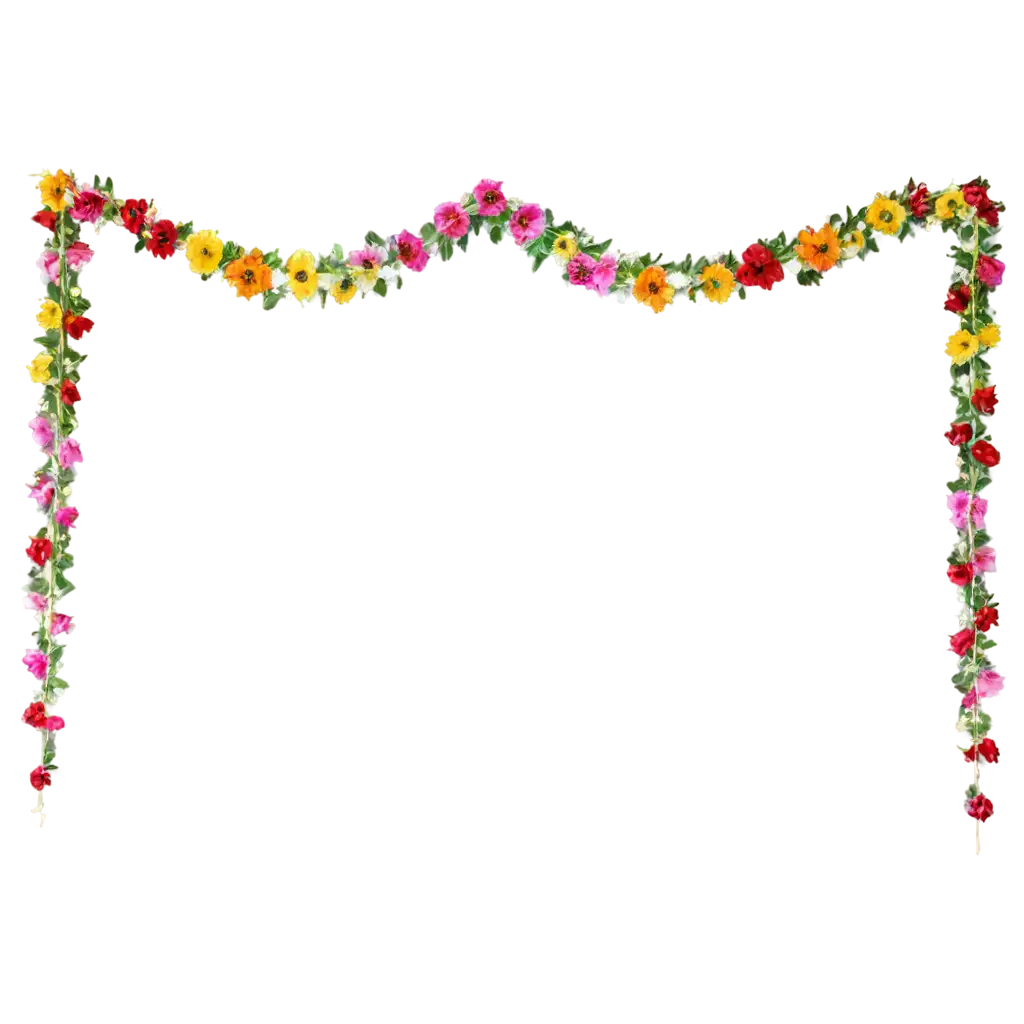 Exquisite Flower Toran PNG Elevate Your Dcor with HighQuality Floral ...