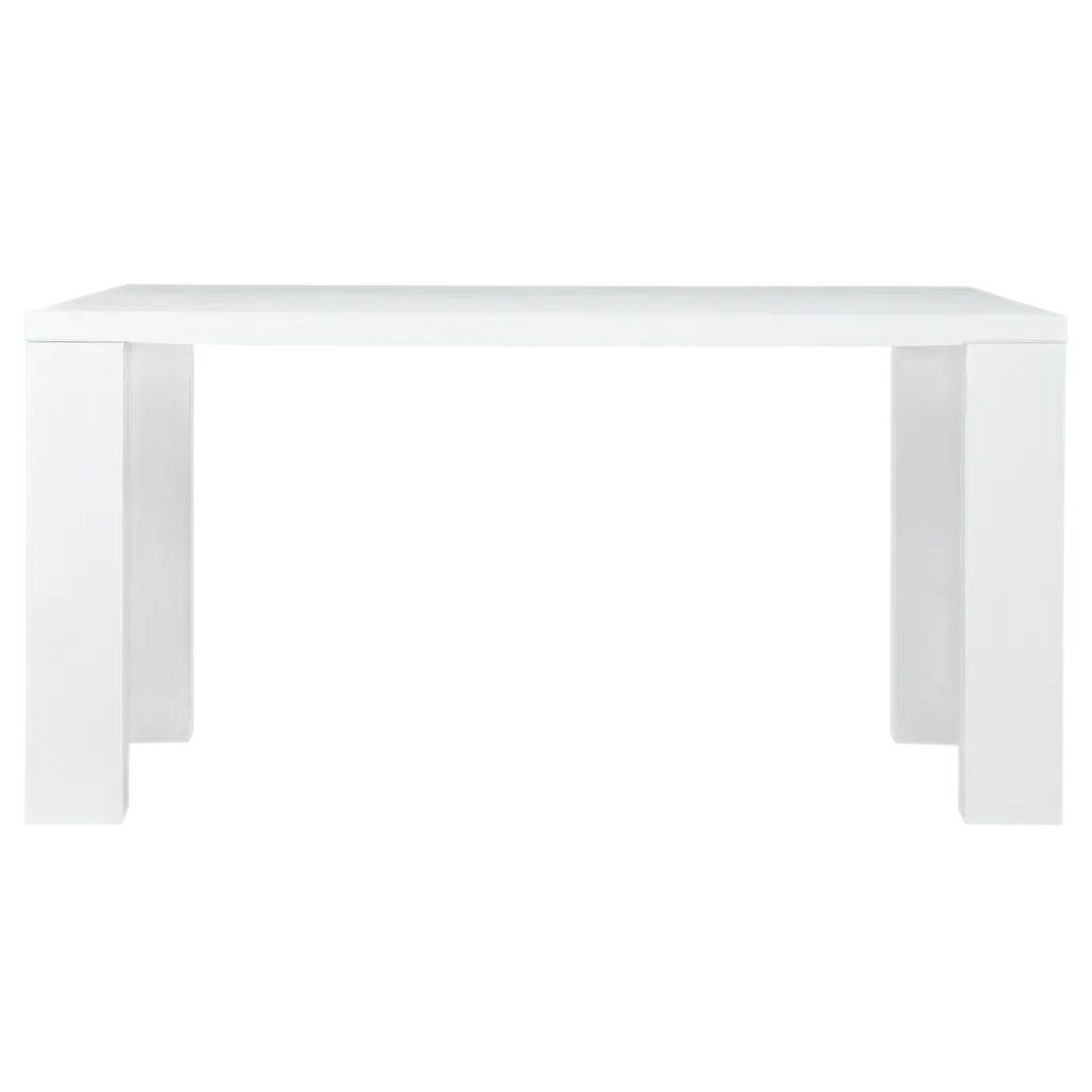 white table