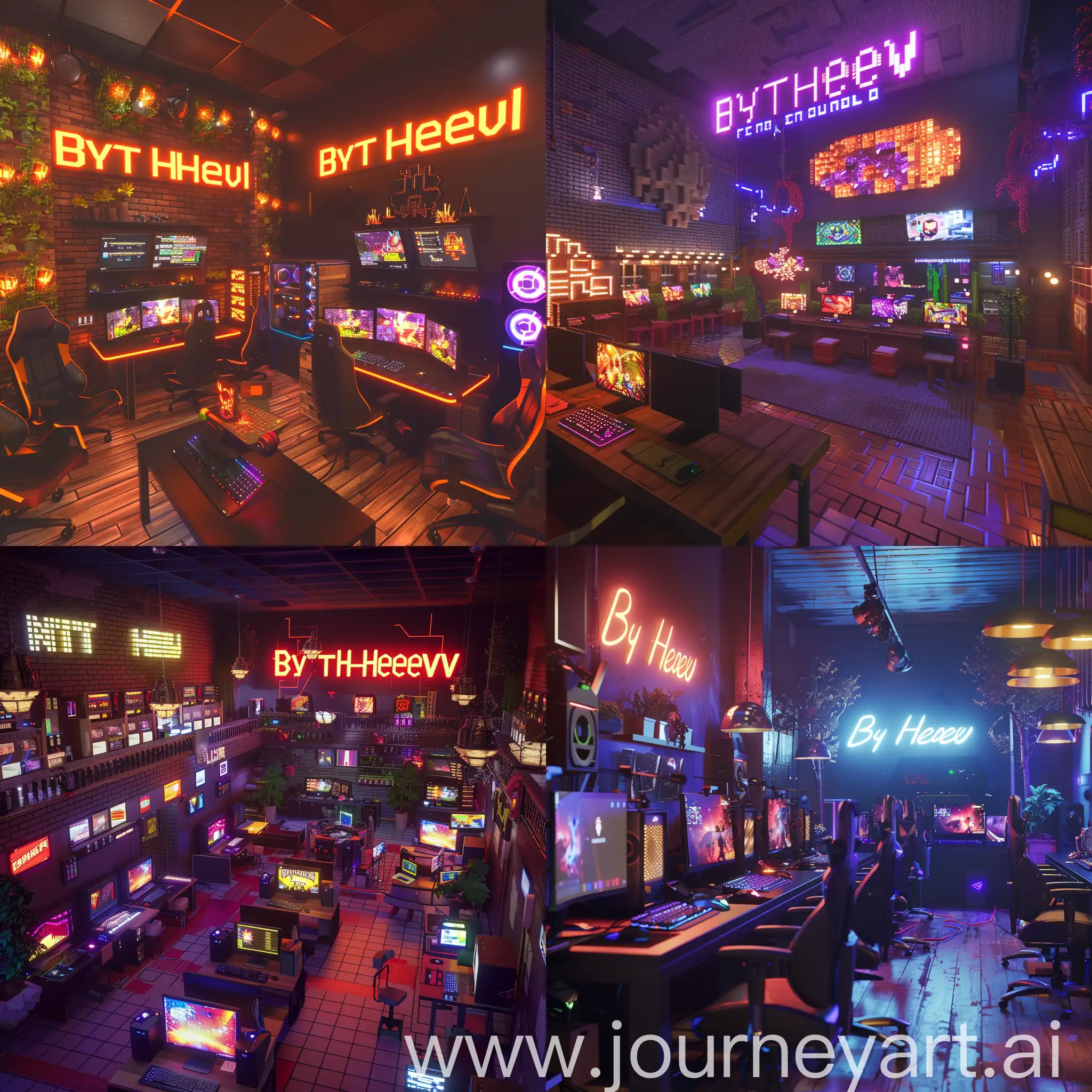 Vibrant-ByteHeaven-Gaming-Club-Lobby