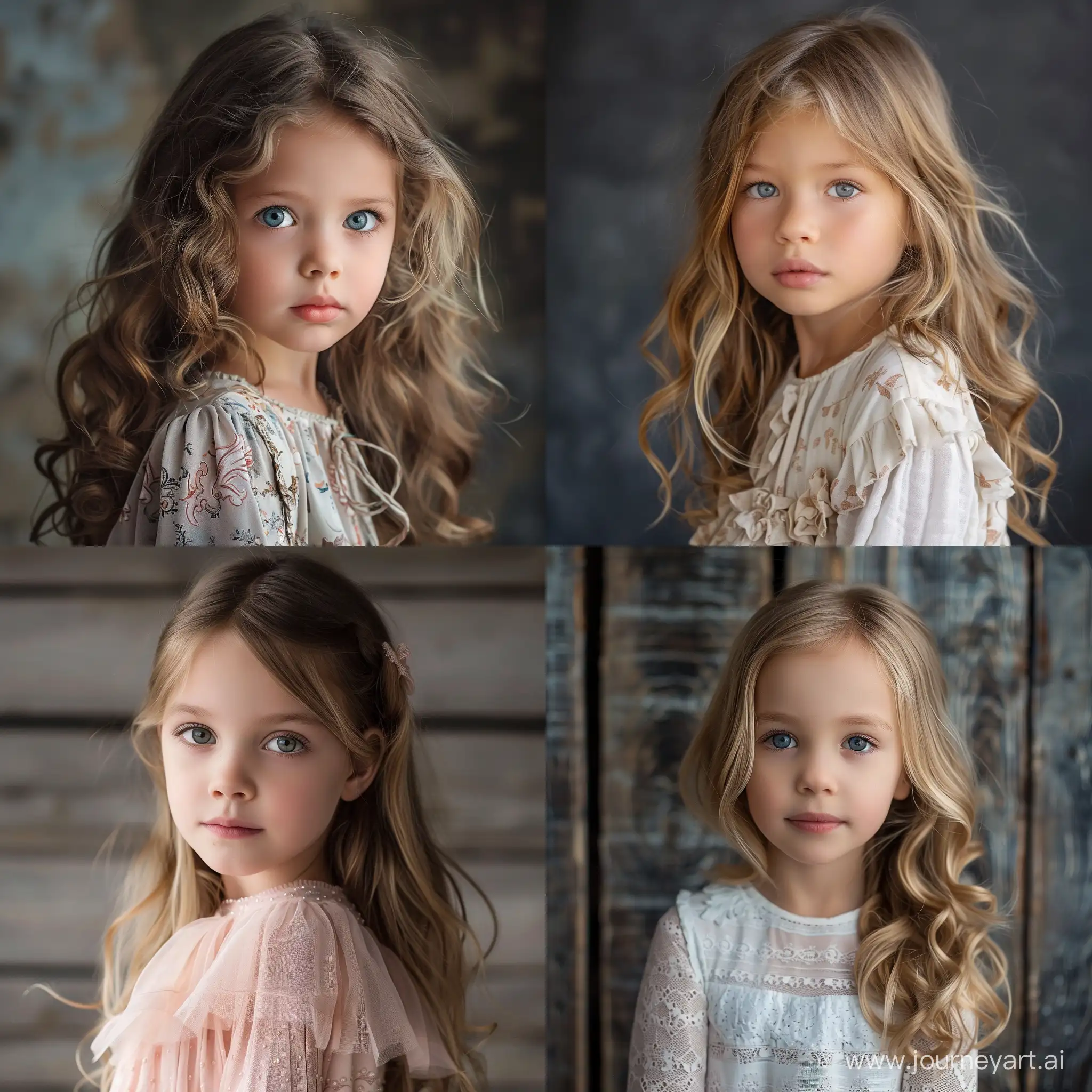 Kristina-Pimenova-Child-Photomodel-in-Elegant-Dress