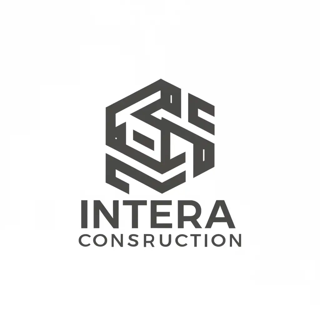 a logo design,with the text "Integra Construction", main symbol:A roof,Moderate,clear background