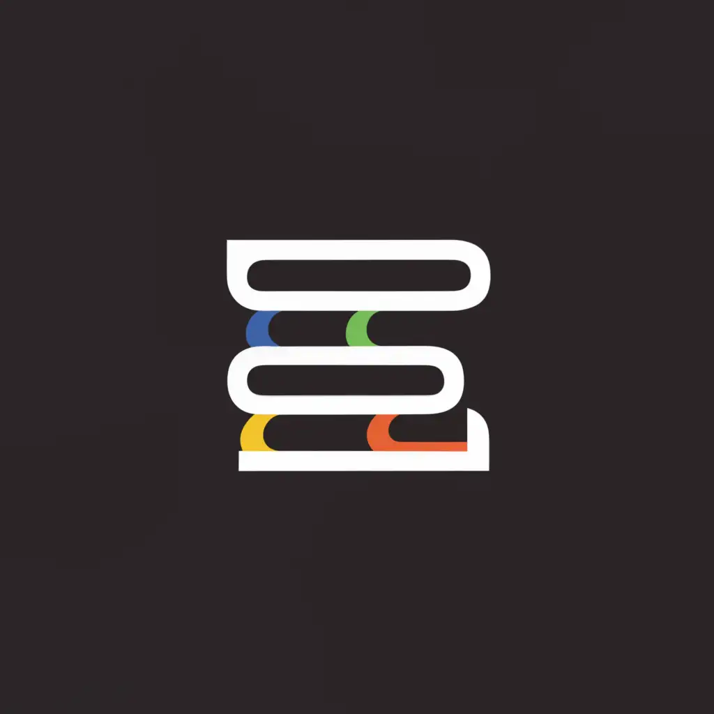 LOGO-Design-for-EthaneBooks-Letter-E-Constructed-from-Books-for-Internet-Industry