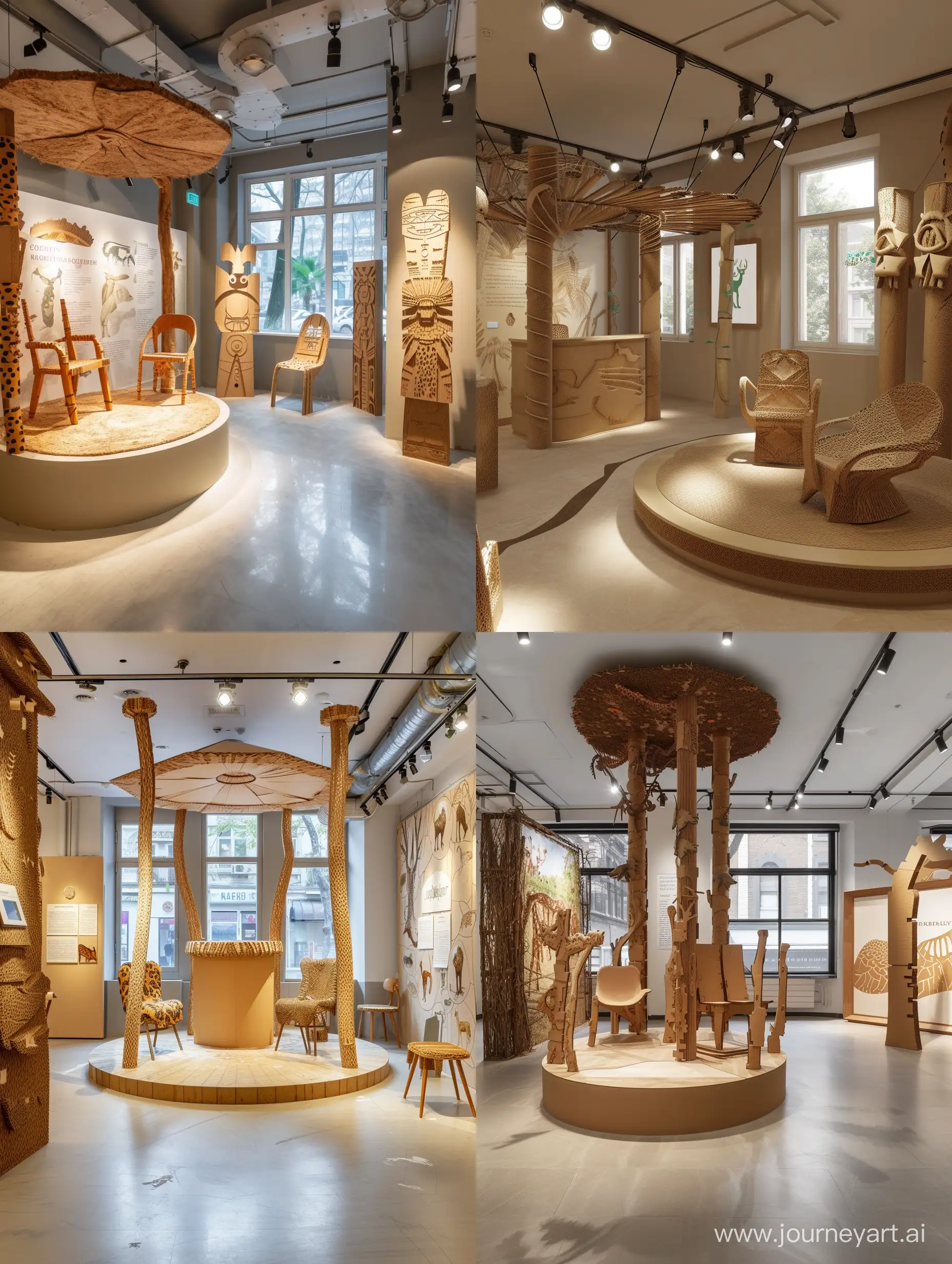 Sustainable-Chair-Collections-in-NatureInspired-Showroom