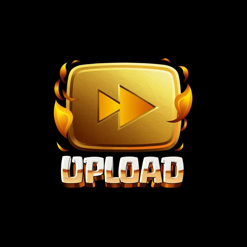 logo, logo, logo, Upload, Youtube, Logo, Gaming, Clash of Clans, with the text "Upload", typography, be used in Entertainment industry

, with the text "Upload", typography, be used in Entertainment industry, with the text "Daily", typography, be used in Entertainment industry