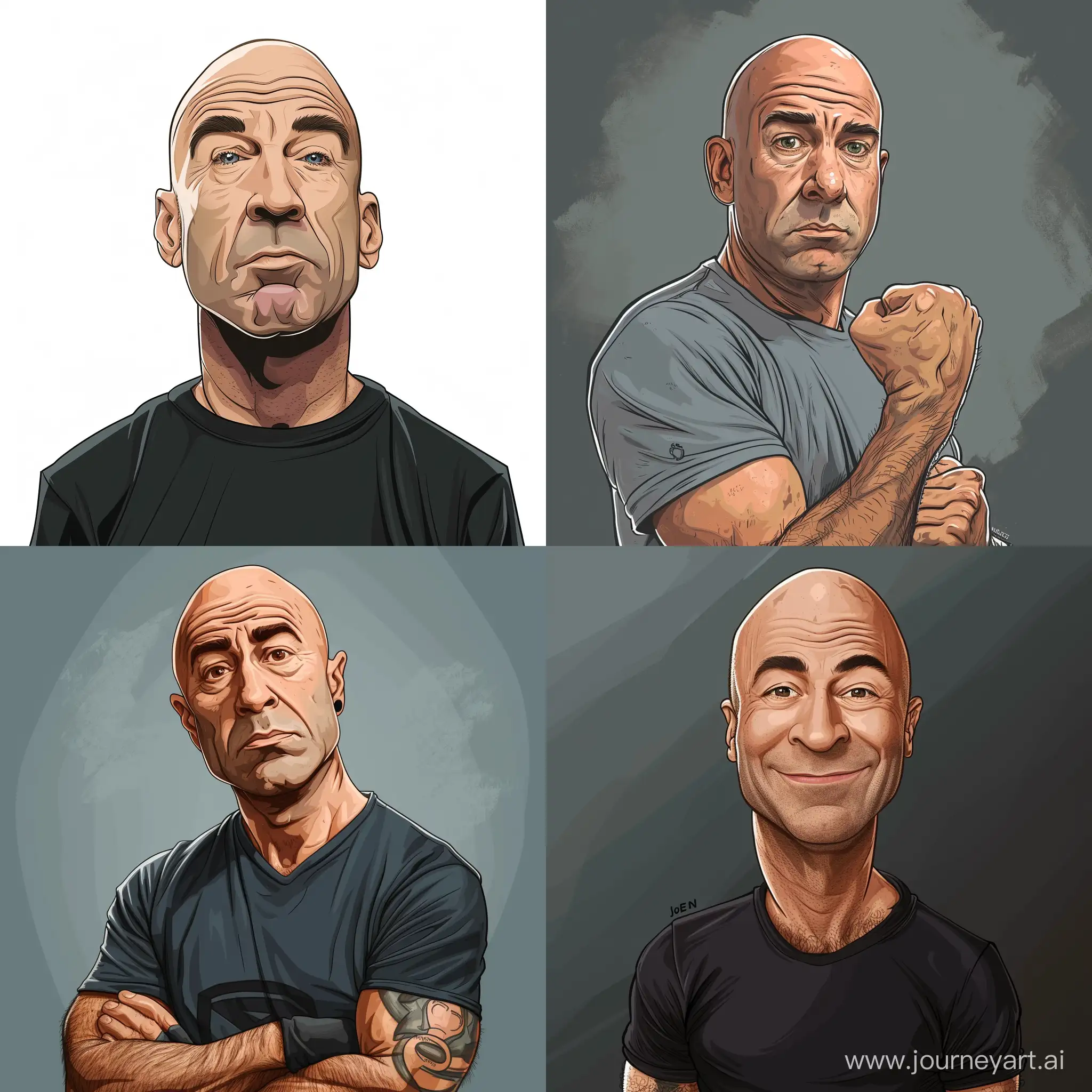 Joe-Rogan-Cartoon-in-4K-Vibrant-6th-Version-with-Unique-Aspect-Ratio-11-and-Intricate-Number-20509
