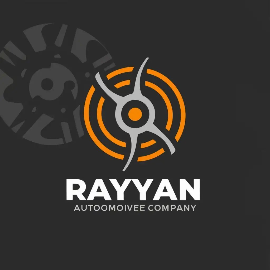 a logo design,with the text "rayyan", main symbol: auto service ,Moderate,be used in Automotive industry,clear background