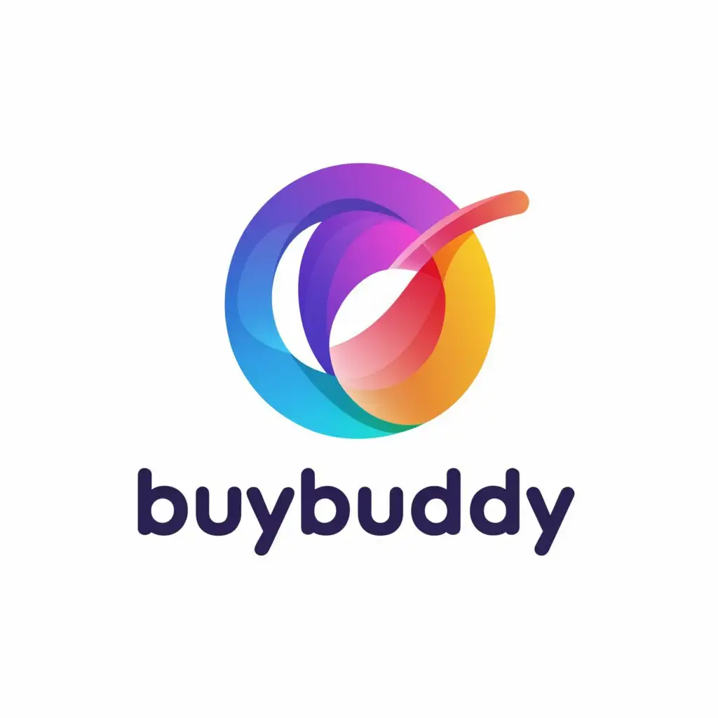 a logo design,with the text "BuyBuddy", main symbol:circle,Moderate,be used in Retail industry,clear background