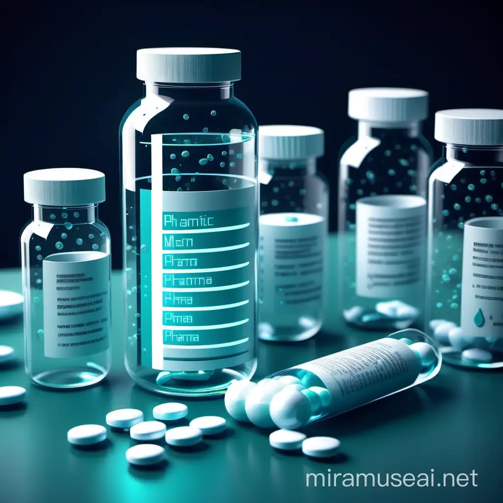 Innovative Futuristic Pharma Medicine Concept