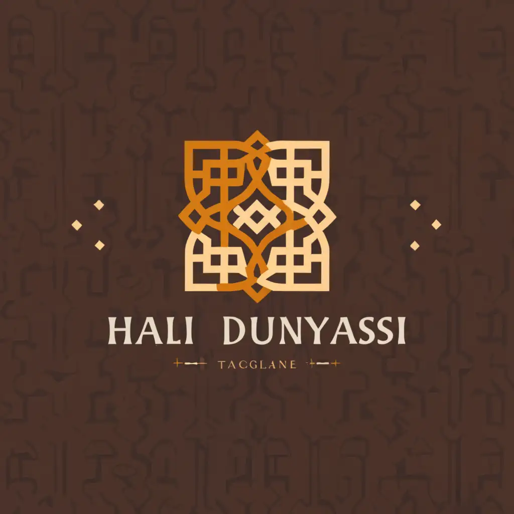 a logo design,with the text ""HALI DUNYASI"", main symbol:Carpet,Moderate,be used in Home Family industry,clear background