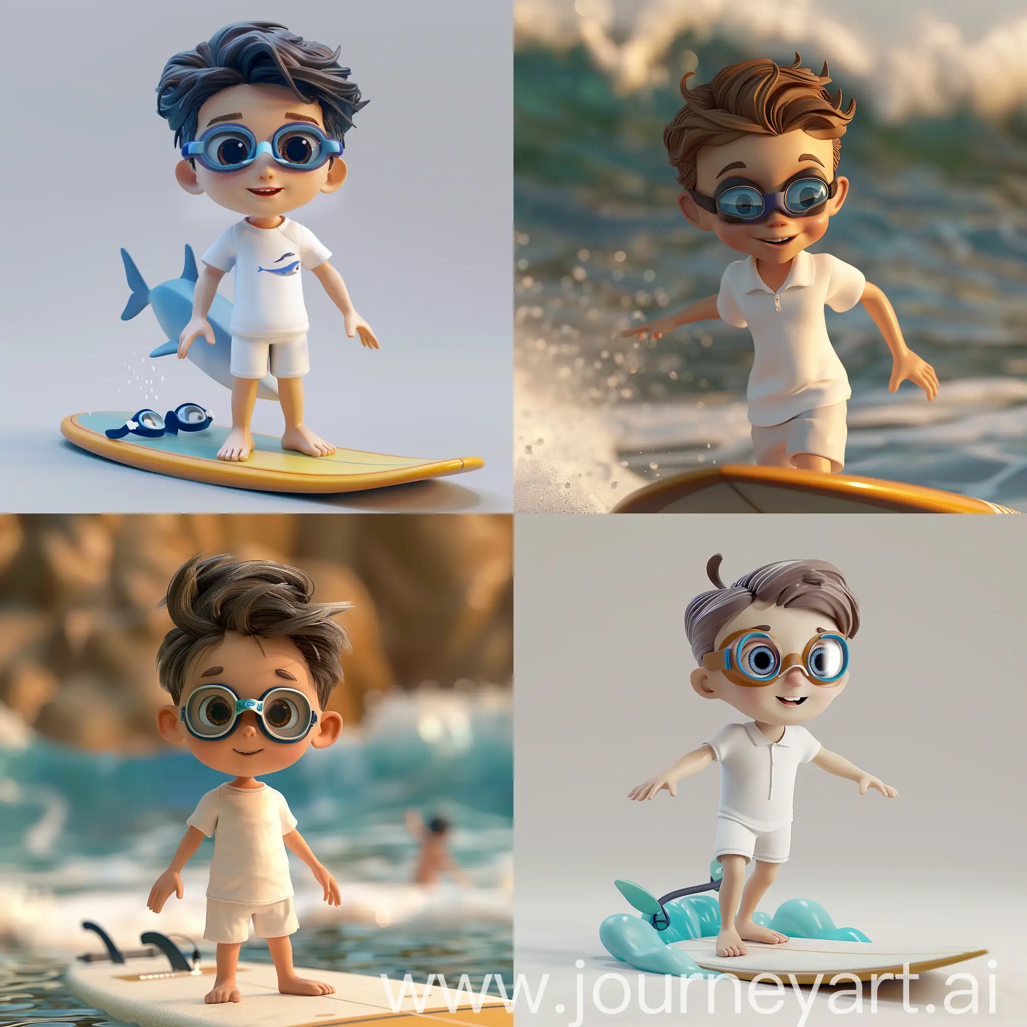 Cute-Boy-Surfing-on-a-HighQuality-3D-Rendered-Board-with-Big-Goggles-and-Mood-Lighting
