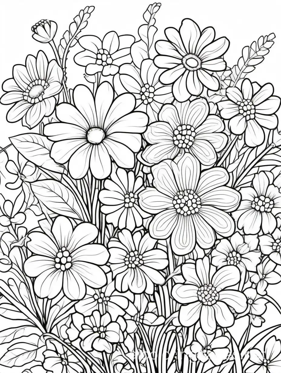 Detailed-Flowers-Coloring-Page-Intricate-Floral-Designs-for-Coloring-Book