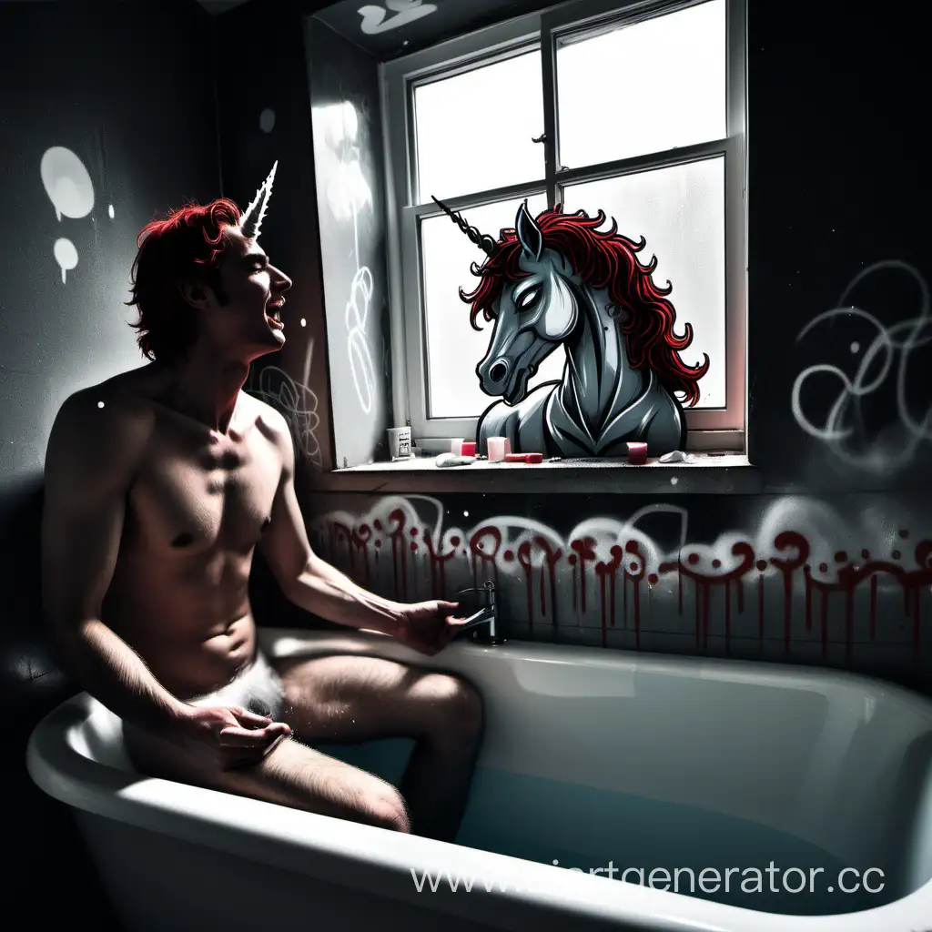 Unicorns-Tearful-Reflection-Symbolic-Bath-Scene-of-Unrequited-Love