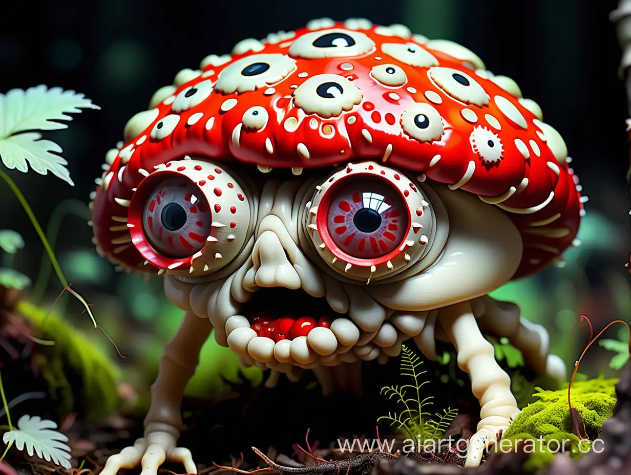 Vivid-Fly-Agaric-Mushrooms-with-Enigmatic-Eyes