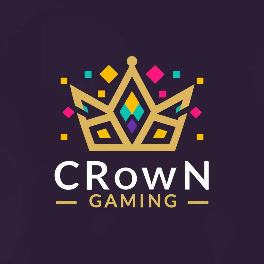 logo, Crown, with the text "CROWN Gaming", typography