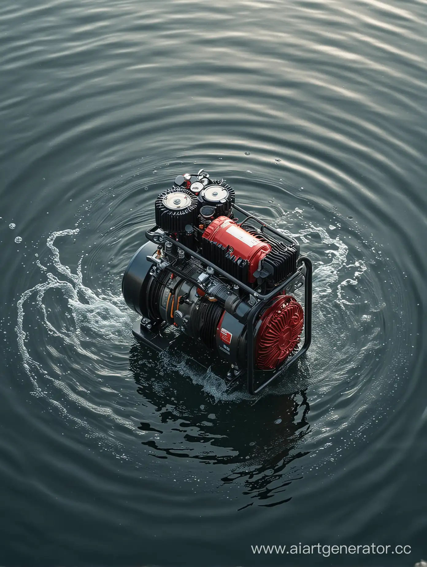 Automotive-Compressor-on-Water-Surface
