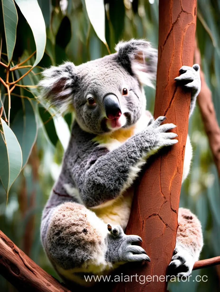 Koalas-Feeding-on-Fresh-Eucalyptus-Leaves