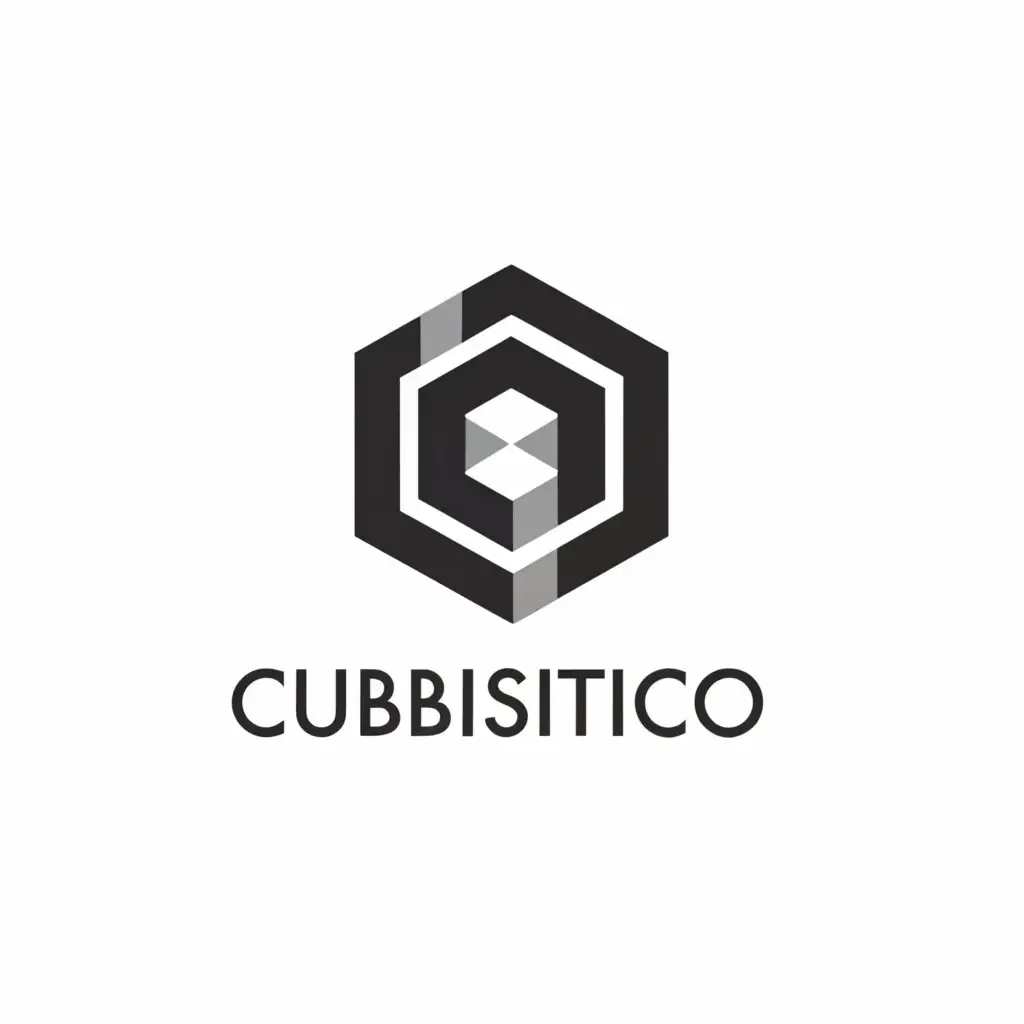 a logo design,with the text "Cubistico", main symbol:Font style,Minimalistic,be used in Nonprofit industry,clear background