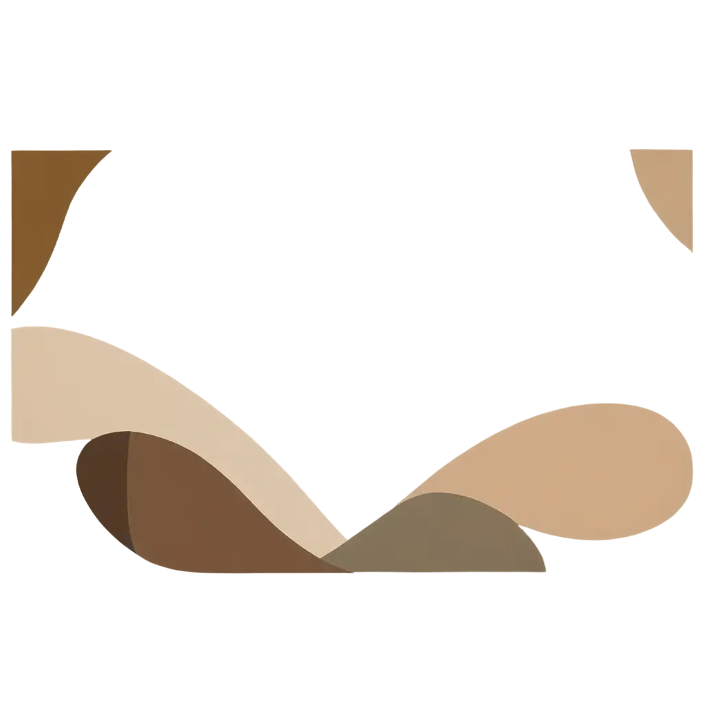 Earth-Tones-Oval-Overlapping-Shapes-PNG-Enhancing-Visual-Impact-with-Earthy-Elegance