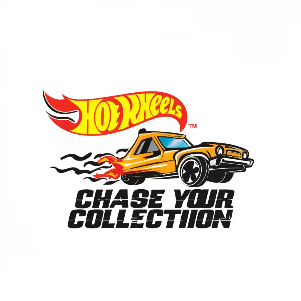 a logo design,with the text "Chaseyourcollection", main symbol:Hot wheels,Moderate,clear background