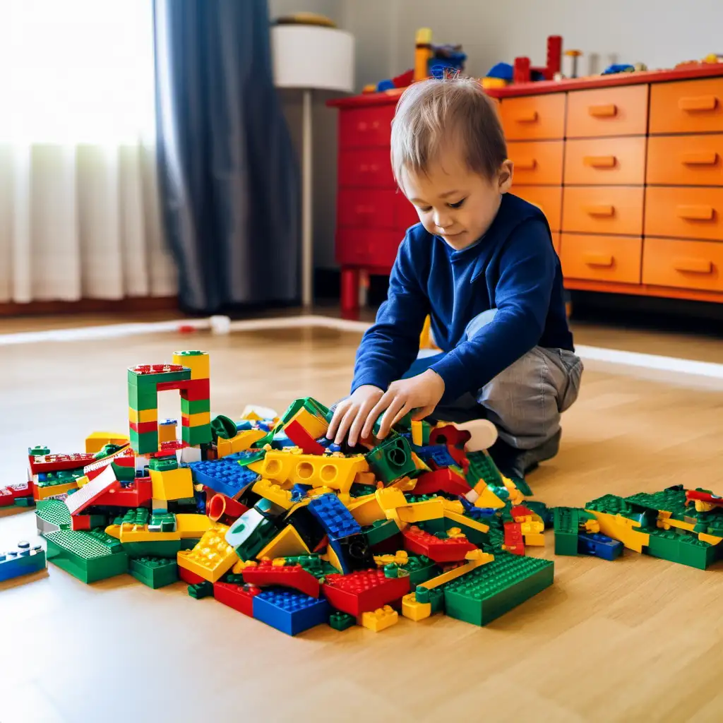 
​
49 / 5 000
playing with lego blocks in the room

