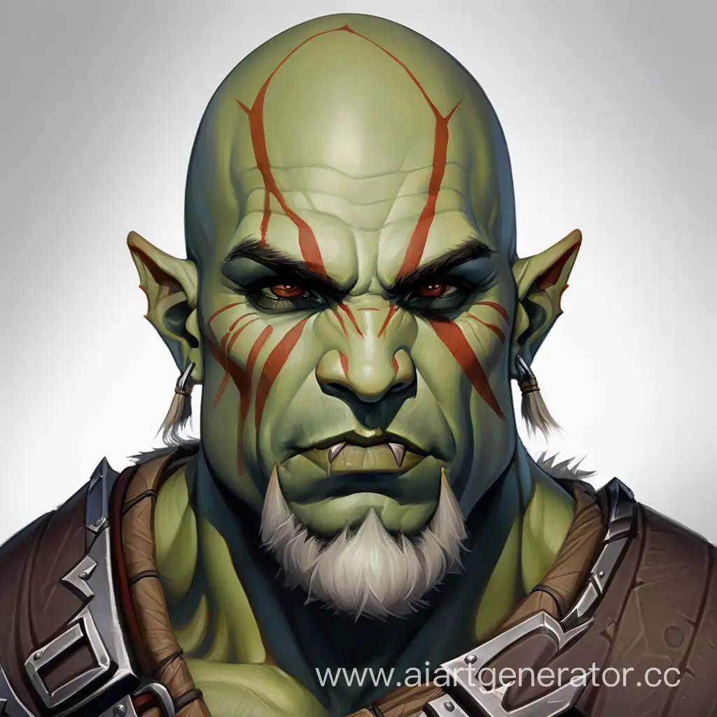 Bold-HalfOrc-with-a-Scar-Striking-Fantasy-Character-Portrait