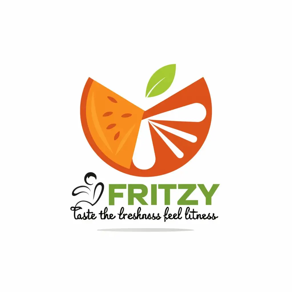 a logo design, with the text 'Fritzy', main symbol: Taste the freshness, feel the fitness, Moderate, be used in Restaurant industry, clear background