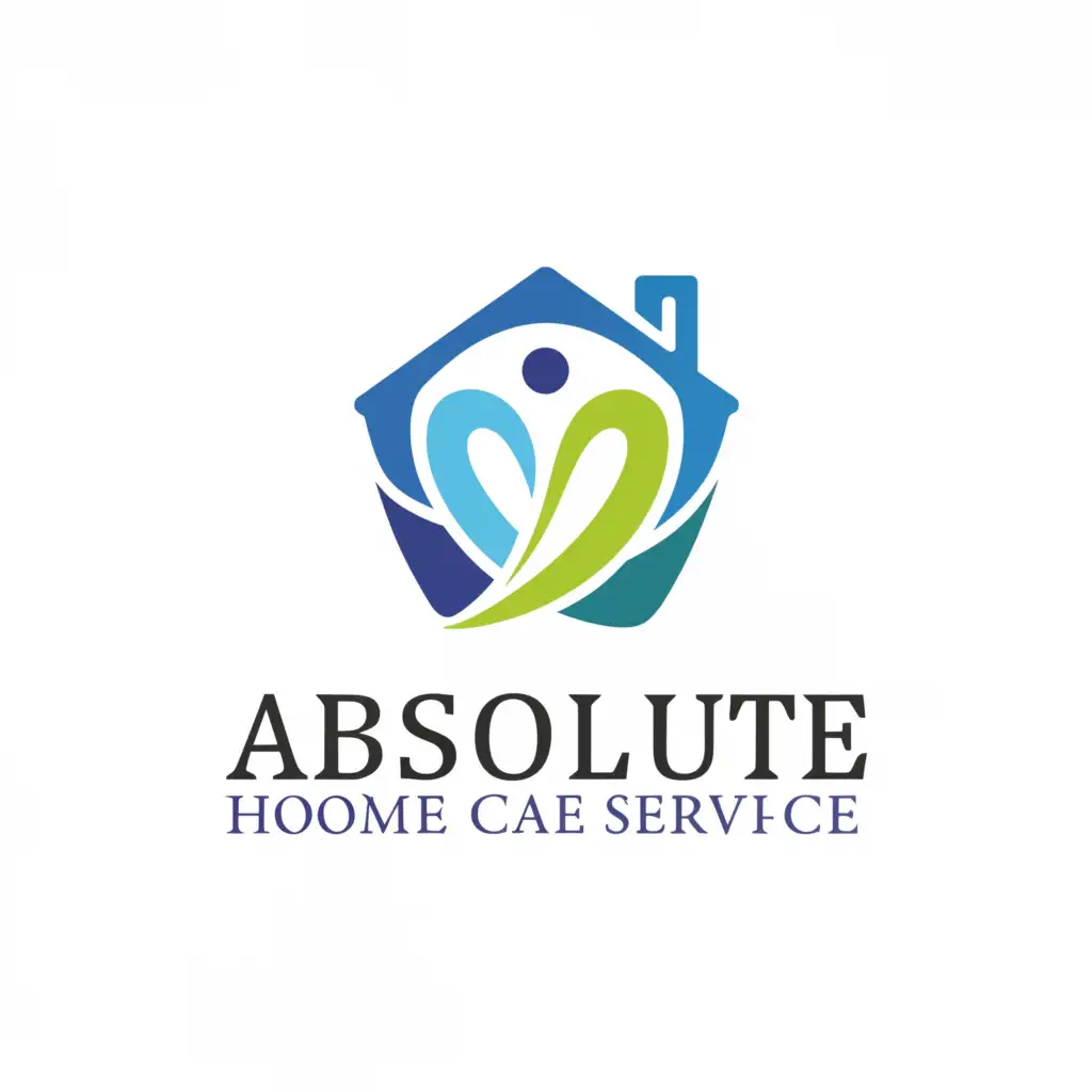 a logo design,with the text "Absolute Home Care Service", main symbol:care,complex,be used in Medical Dental industry,clear background