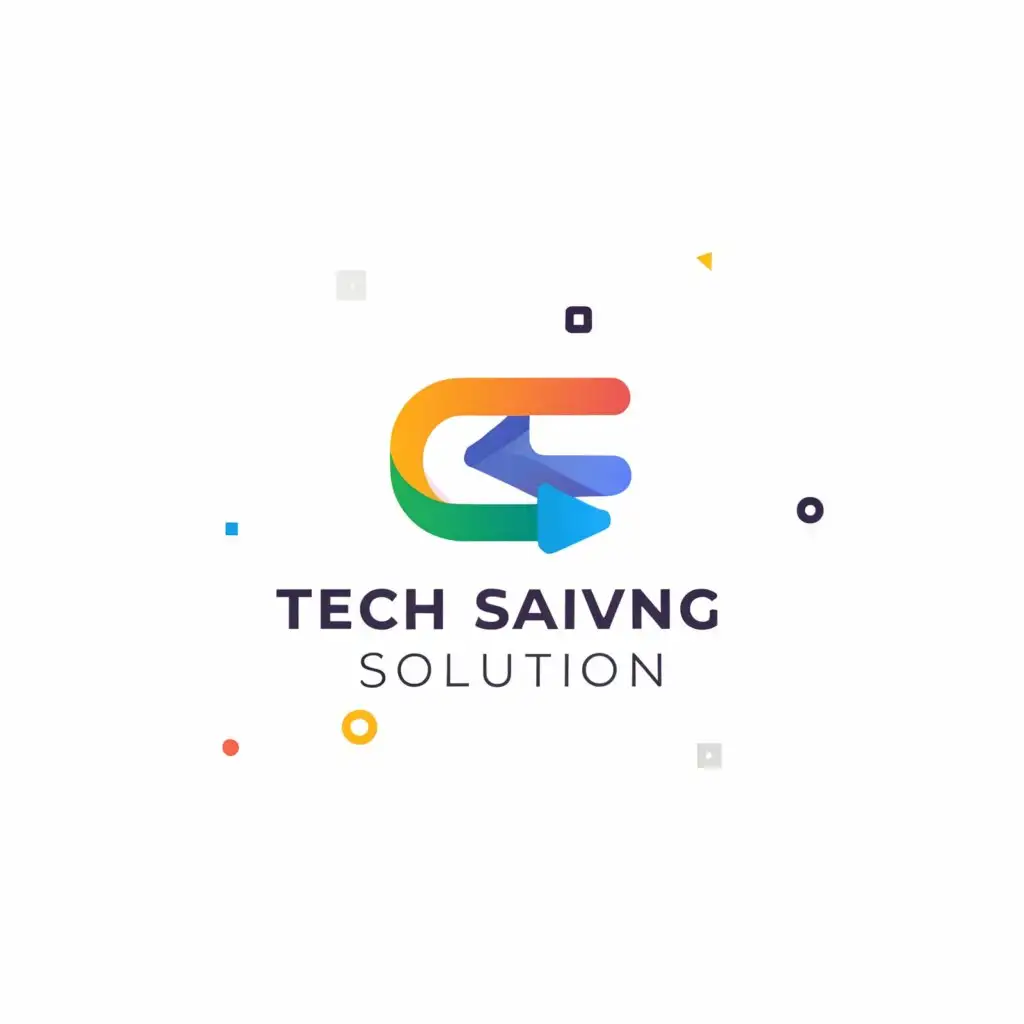a logo design,with the text "Tech Saving Solution", main symbol:Google Worksapce Reseller,Moderate,be used in Internet industry,clear background