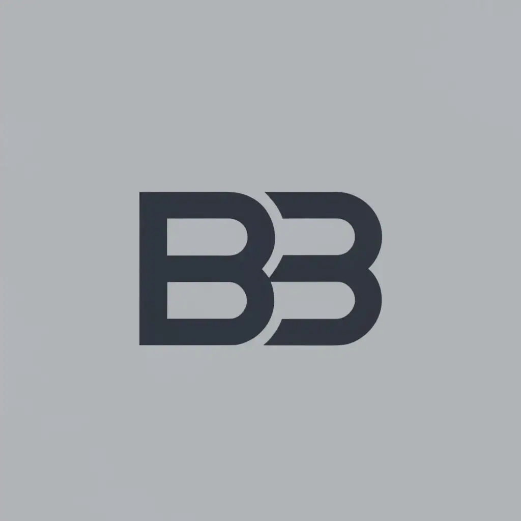 logo, electronics, with the text "BB", typography, be used in Technology industry