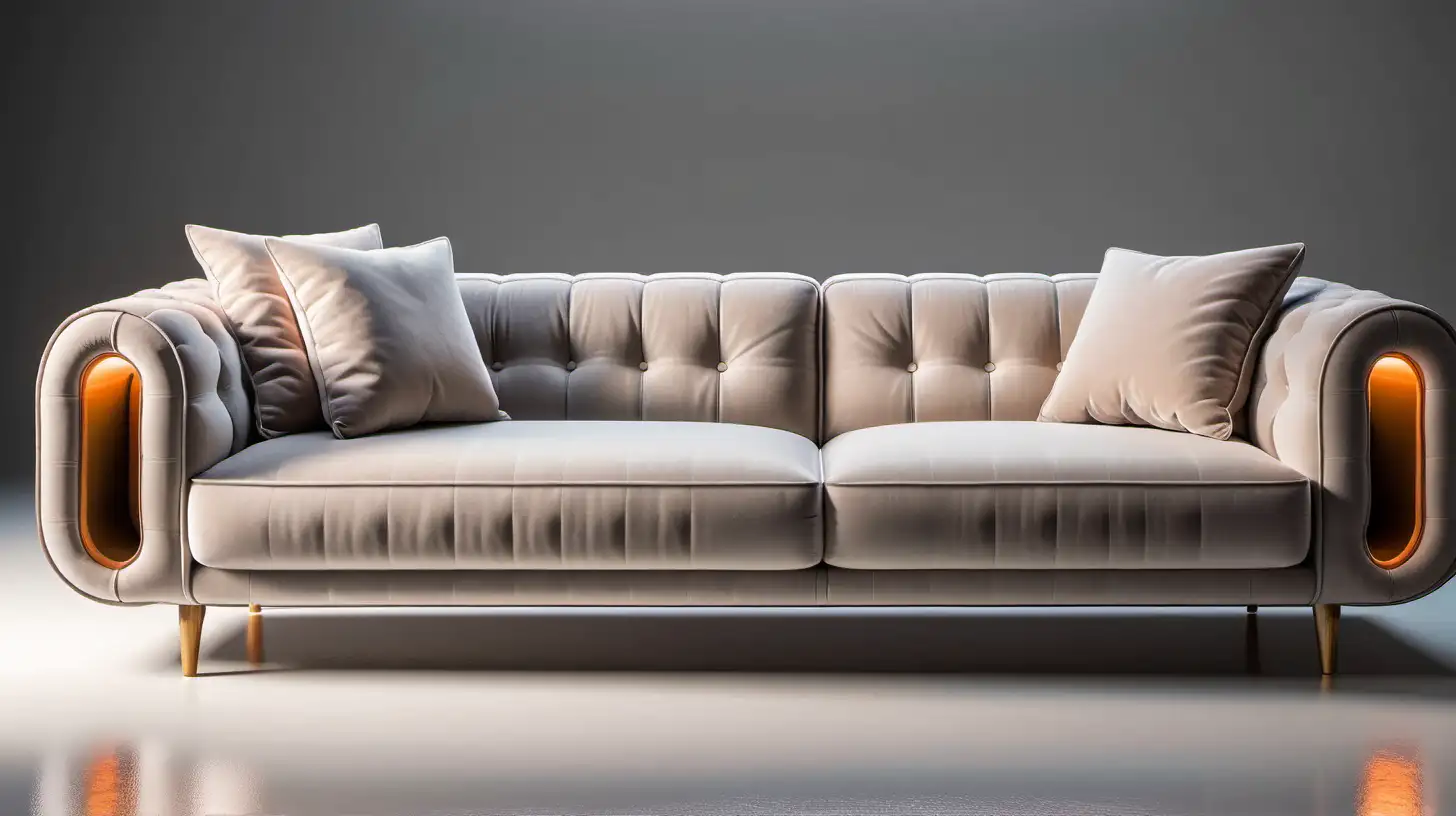 Modern Sofa Autocad Drawing Italian and Turkish Design with 20 cm Arm Width