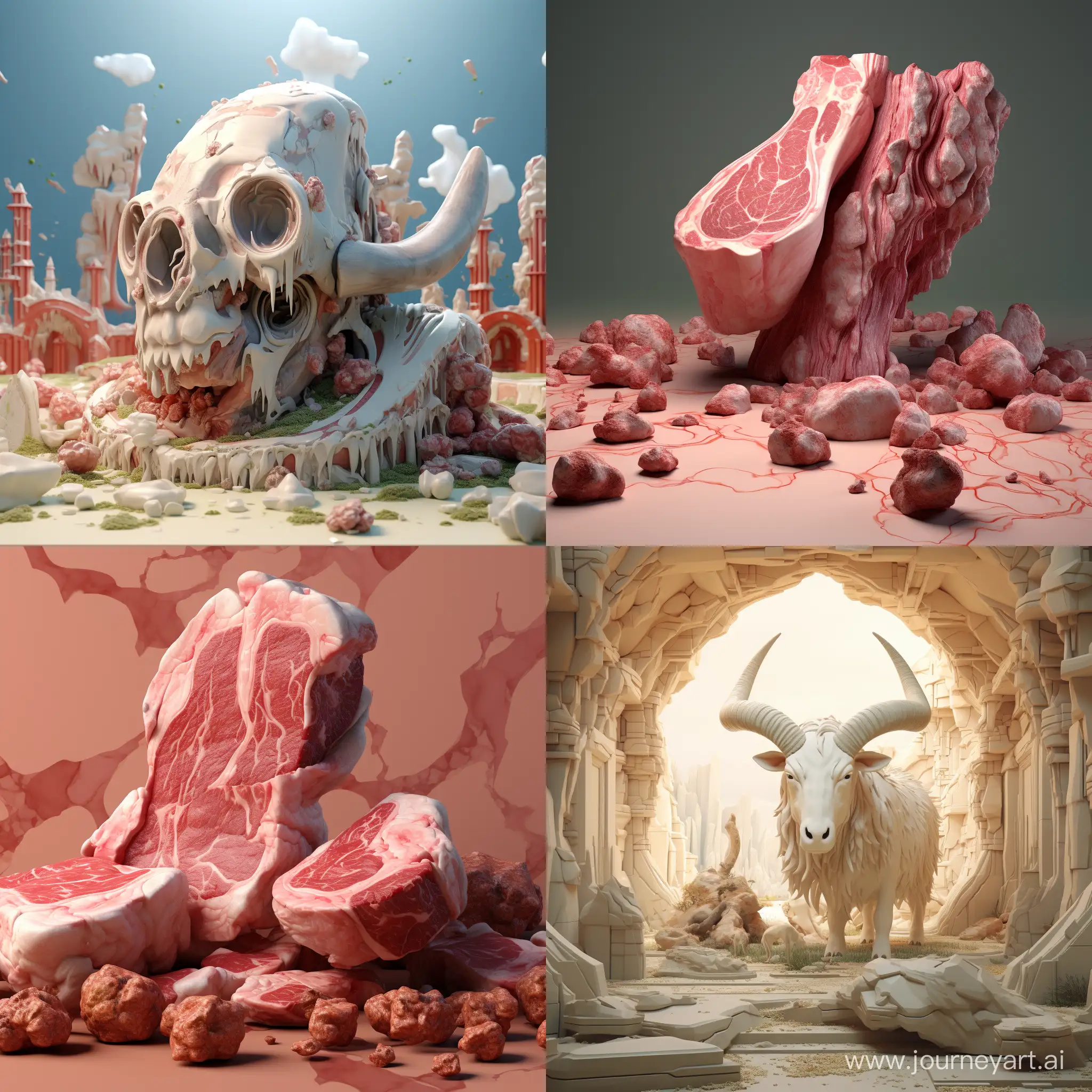 Marble meat :: 3D animation 