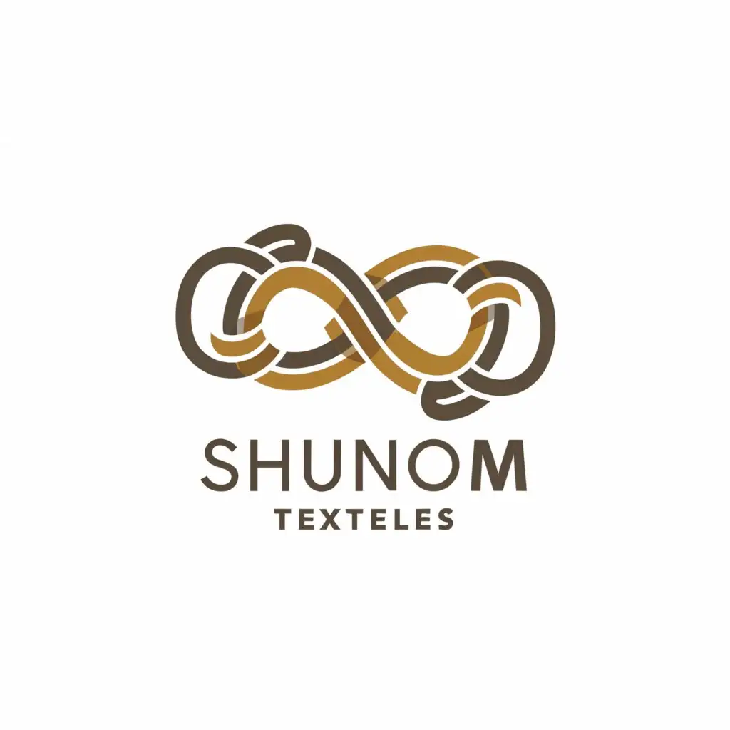 a logo design,with the text ""SHUNOM TEXTILES"", main symbol:TEXTILES,Moderate,clear background