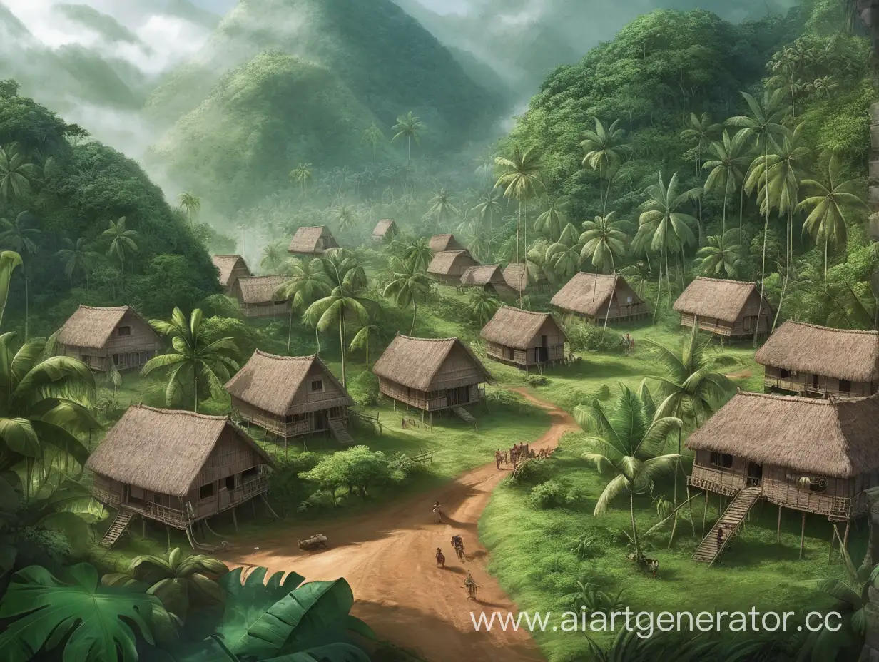 Деревня в джунглях 