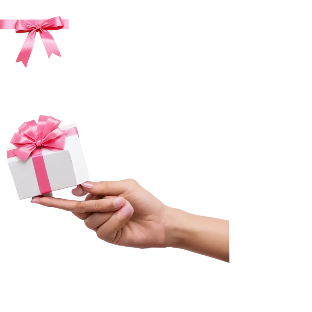 Stunning-White-Gift-Box-with-Pink-Bow-HighQuality-PNG-Image